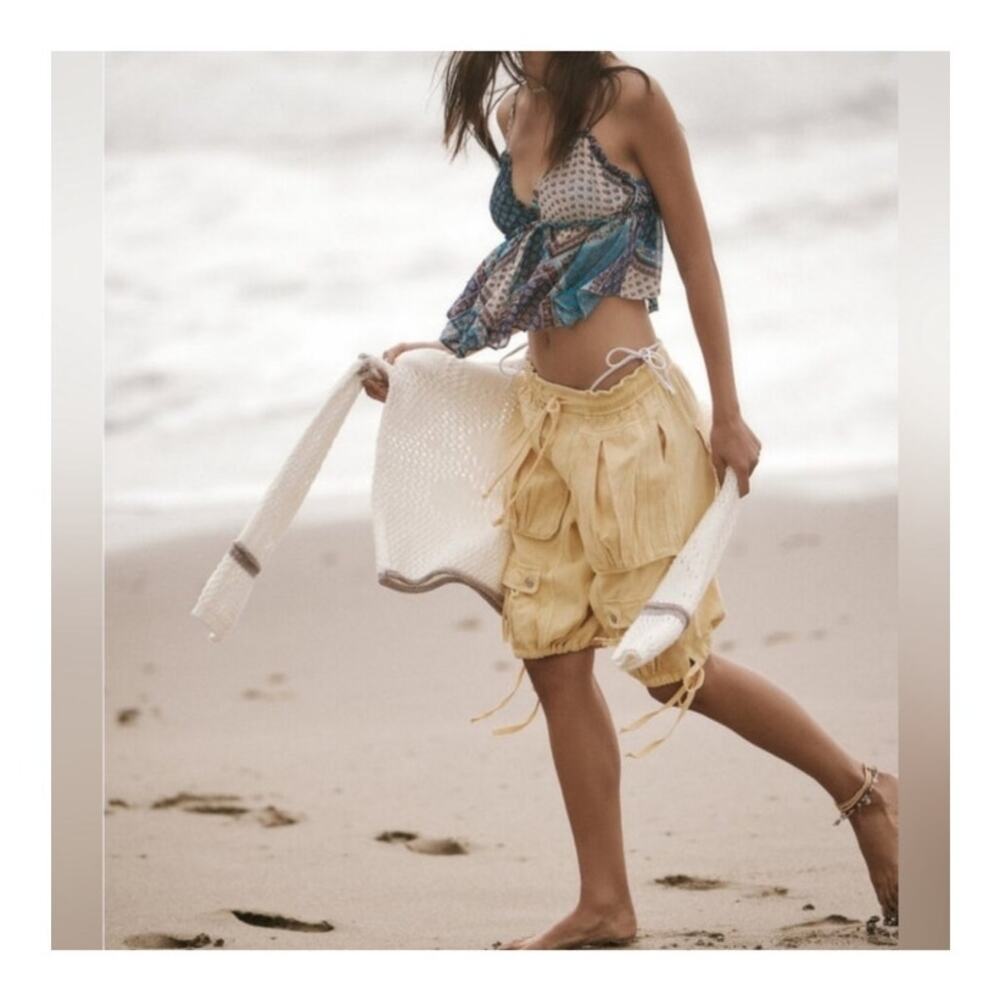Free People Alix Boho Tank Ocean Combo size XL NWT